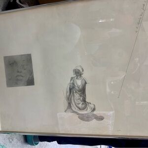 Elegant Black and White Sketch Art